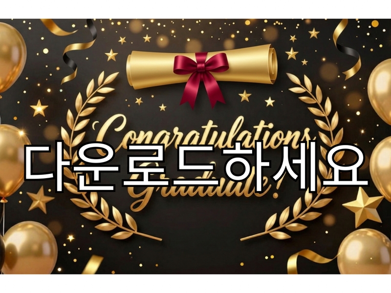 졸업식 포토존 배경사진 Graduation photo zone | 허니송